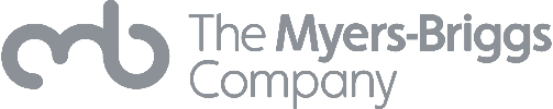 the myers briggs grey logo
